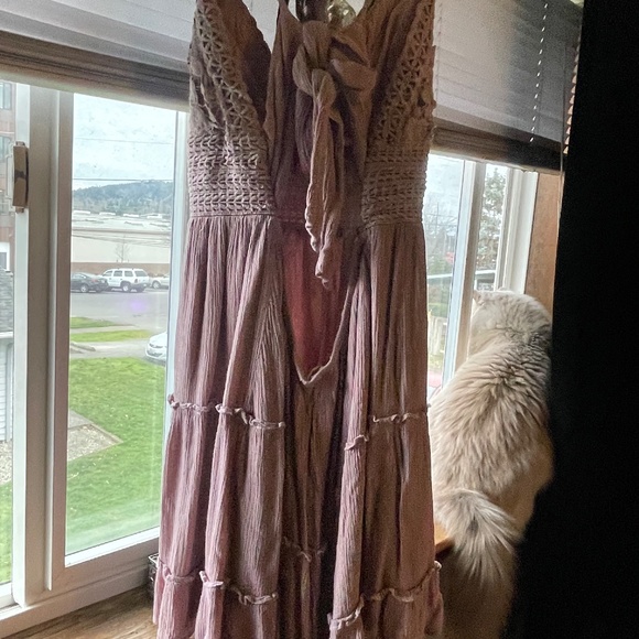 Boho Mauve Dress - Picture 2 of 9